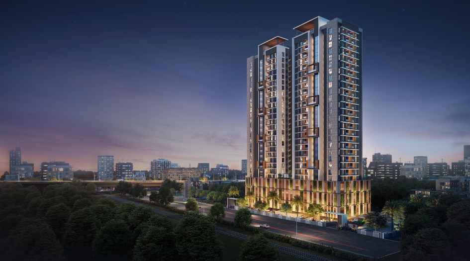 Newton-Homes-Mundhwa-Codename-Maximum-Hadapsar-Elevation-image-Night-view